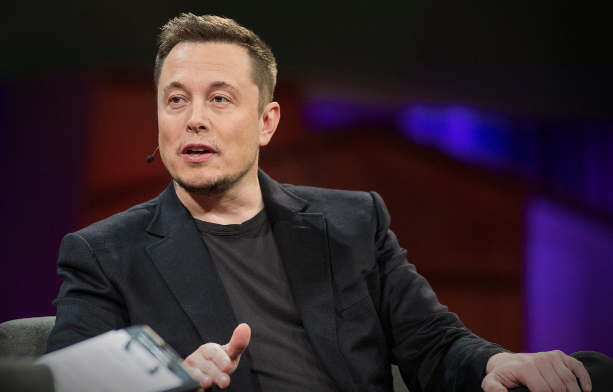 Elon Musk speaks at TED2017 - The Future You, April 24-28, 2017, Vancouver, BC, Canada. Photo: Marla Aufmuth / TED